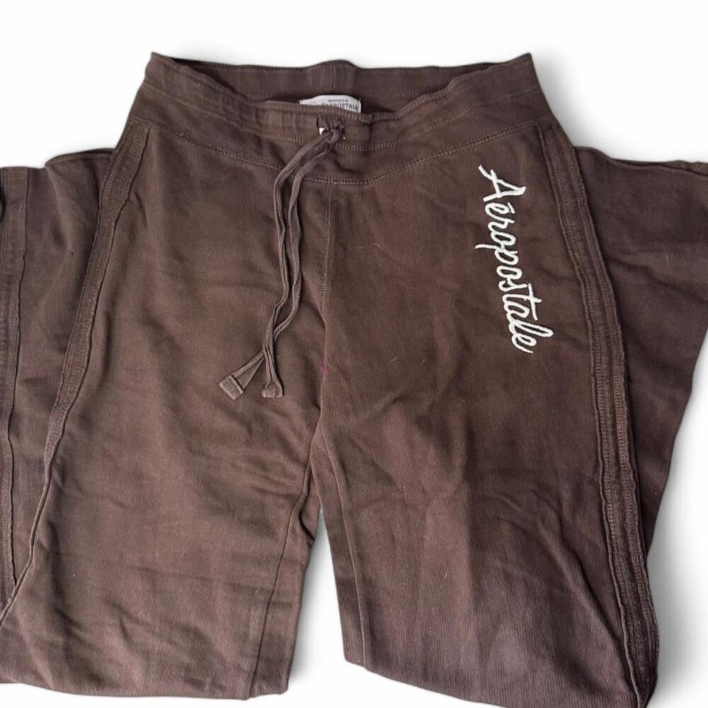 Vintage Aeropostale Brown Sweatpants - Size Small
